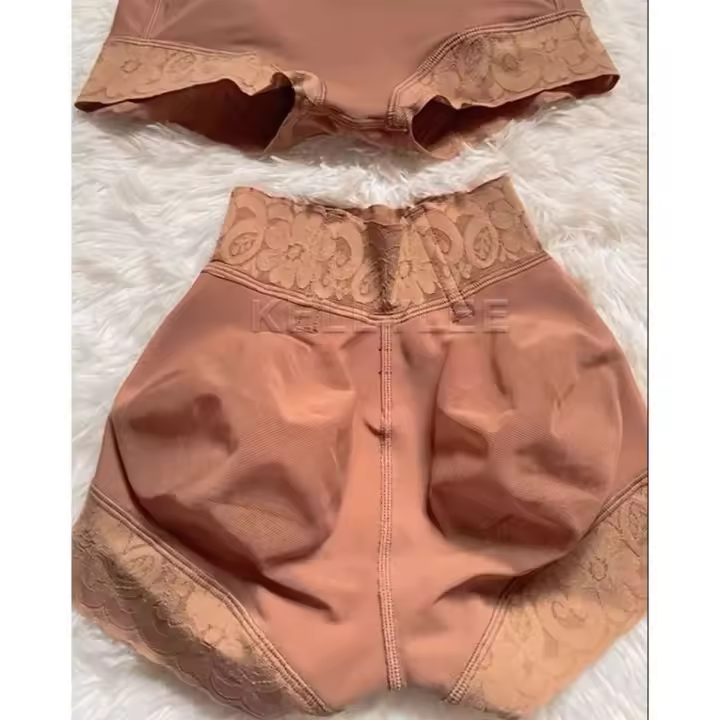 Pantalones cortos ajustados sin costuras con Control de barriga, Push Up Invisible, entrenador de cintura alta, levantador de glúteos, bragas moldeadoras comprimidas para mujer - 1