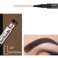 Lápiz líquido para cejas, 4 puntas, larga duración, maquillaje diario - details 1