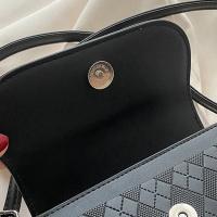 Bolso de hombro con solapa para mujer, bandolera de cuero PU, Estilo Vintage, cuadrado, pequeño - details 19