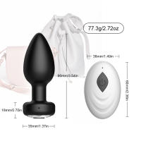 Vibrador Anal Inalámbrico para Mujeres y Hombres Juguete Sexual para la Masculación del Próstata Plug de Inalámbrico para el Punto G - details 2