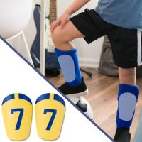 Espinilleras protectoras para piernas de fútbol, ​​espinilleras de entrenamiento ligeras que absorben los golpes, cubierta para piernas, espinilleras de fútbol gruesas EVA - details 5