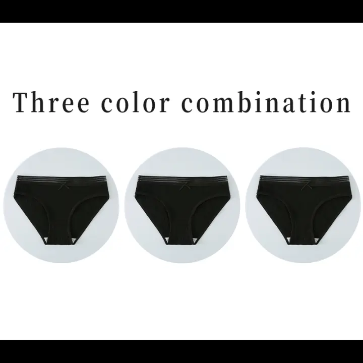 Braguitas Transpirables para Mujer, paquete de 3 Braguitas Transpirables, Máxima Comodidad para Día y Noche - 1