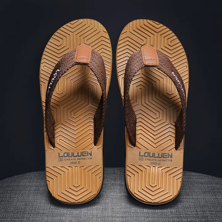 Nuevas Zapatillas de Playa para Hombres Antideslizantes, Duraderas, Moda en Pies - 1