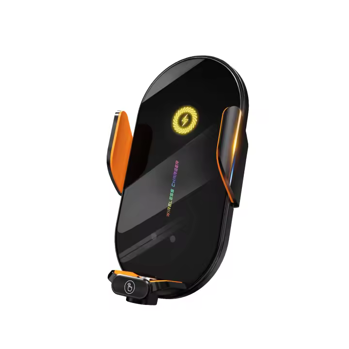 Soporte para teléfono inalámbrico para coche, estación de carga rápida de 66W, cargador de inducción infrarroja automática para iPhone 16, 15, 14, 13, 12, Samsung y Xiaomi - 1