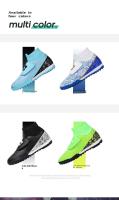 Zapatos infantiles de alta calidad con cordones transpirables y suelas con pinchos, diseñados para jóvenes entusiastas de los deportes cruzados. - details 3