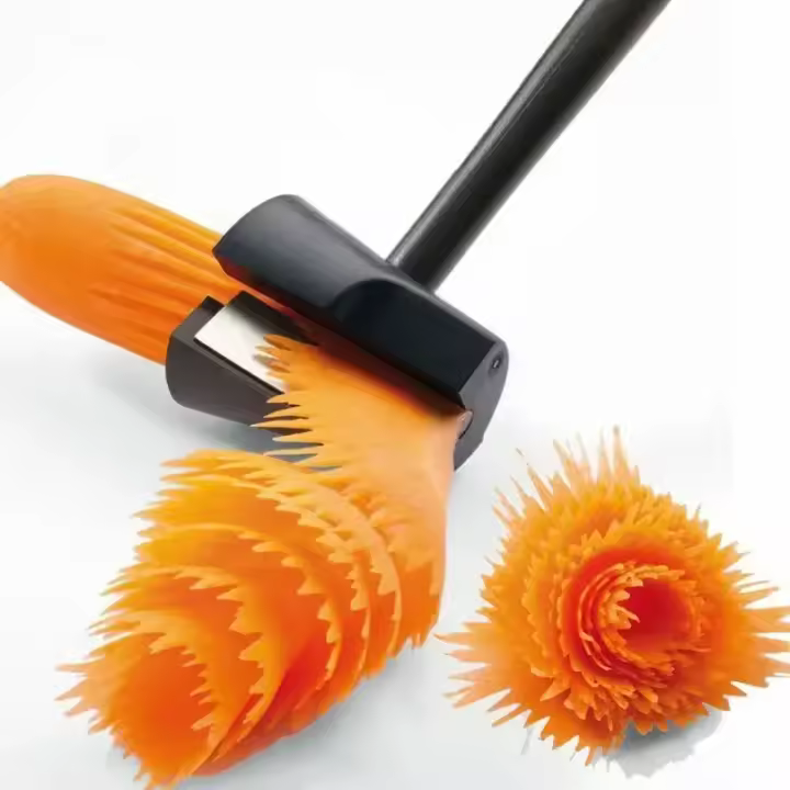 Cortador de Espiral de Zanahoria Herramienta de Cocina para Cortar Frutas y Verduras - 1