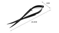 Tijeras de Resorte Curvas para Acuarium Herramientas de Limpieza de Alta Calidad Accesorios de Paisajismo para Tanque de Peces - details 3