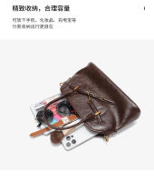 Bolso retro de lujo, de gran capacidad, versátil, de hombro, a la moda, sencillo, informal, bolso de mensajero. - details 12