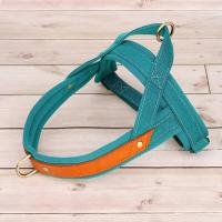 Traje de Arnés de Cuero de Nylon para Perros Chaleco Pequeño, Mediano, Bulldog Francés - details 4