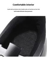 Deportes informales de alta calidad para hombre con parte superior de malla transpirable, suela elástica de PVC, zapatos cómodos para caminar, zapatos de gran tamaño para el verano - details 7