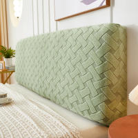 Funda de Cama de Terciopelo Jacquard Protector de Cabeza y Lado de Cama con Elástico Material Poliéster Resistente al Polvo para Decoración de Hogar y Hotel - details 8