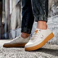 Xiaobai zapatos de hombre 2025 nueva superficie de cuero de verano deportes suela suave transpirable No. 1 zapatos de junta casual zapatos de cuero de los hombres. - details 15