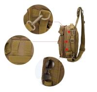Bolsa táctica Molle para equipo de pesca en el pecho para hombre, Camping, senderismo, caza, eslinga, un solo hombro, bolsa deportiva - details 4
