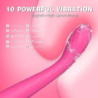 Embalaje privado SEXY Potente vibrador de punto G para principiantes durante 8 segundos para el orgasmo Vibraciones en forma de dedo Estimulador de clítoris y pezón Juguetes sexuales para adultos - details 2