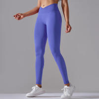 Leggings de yoga para mujer, pantalones deportivos sin costuras, cintura alta, levantamiento de cadera, entrenamiento, correr - details 35