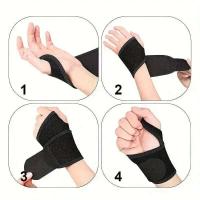 Pulsera Ajustable para Todos Soporte de Muñeca para Deportistas Adecuada para Mano Derecha o Izquierda Correas de Zapatos y Ropa Deportiva - details 1