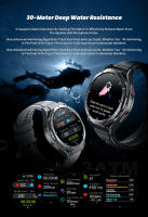 Ivanony Reloj Inteligente Pantalla AMOLED Resistente al Agua Compassa de Presión de Aire - details 7