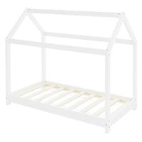 ML-Design ML-257/Kinderbett Hausbett mit Dach 160x80cm Weiß