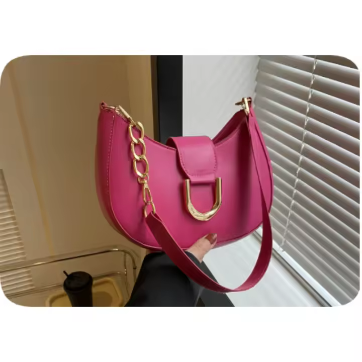 Bolsos de hombro Hobo de cuero de PU para mujer Bolso informal Bolso tipo cartera - 1