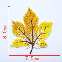Parches Termoadhesivos para Ropa, Insignia Bordada de Arce, para Planchar en Camisetas, Manualidades de Costura, Aplicación en Vestidos, 1 Pieza - details 2