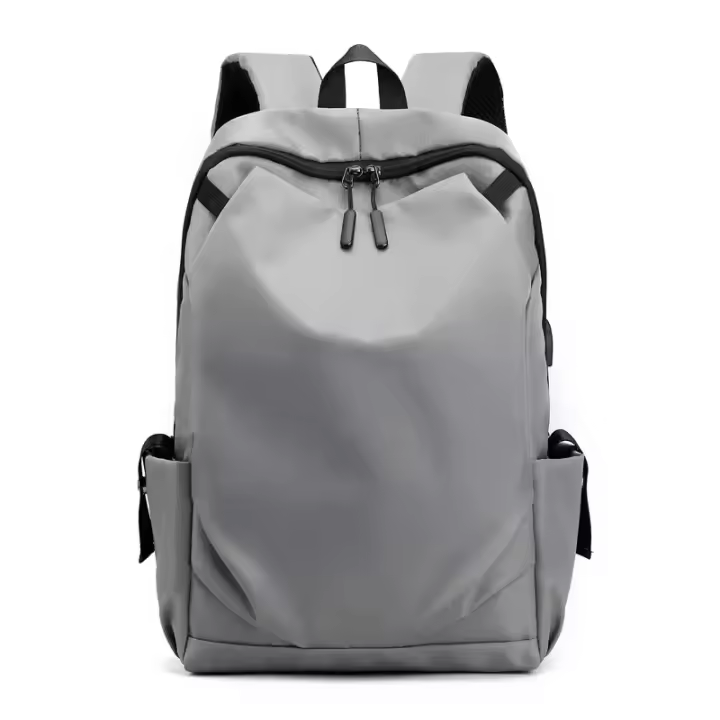 Mochila Escolar para Hombre Impermeable de Nylon, Mochila para Portátil de Computadora con Carga USB, Gran Capacidad para Libros y Viajes al Aire Libre - 1
