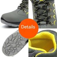 Botas con punta de acero para hombre, zapatos de trabajo indestructibles a prueba de taladros y golpes, botas de seguridad de invierno - details 6