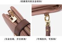 Nueva cartera corta para mujer, cartera sencilla de gran capacidad a la moda para estudiantes, Cartera de cuero, cartera de mano multifuncional para mujer - details 5