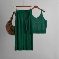 BGTEEVER, conjunto de falda informal de punto de 2 piezas para mujer, camisola sin mangas y paquete de faldas a la cadera para primavera y verano, trajes femeninos - details 8
