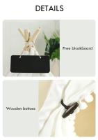 Carpa Para Mascotas Tepee Para Gatos Y Perros Casa De Perro Portátil Desmontable Lavable Con Almohada Y Tablero Para Pupusas Casa Para Gatos - details 15