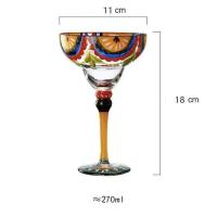 Cola hecha a mano colorida roja alta copas de champán copa de vino accesorios de Bar Barwar - details 14