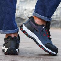 Botas con punta de acero, zapatos de trabajo protectores a prueba de golpes para hombres, zapatillas de seguridad - details 5