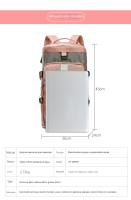 Bolsa De Viaje Impermeable para Deportes Y Fitness, Mochila De Gran Capacidad, Color De La Colisión De Empalme - details 14