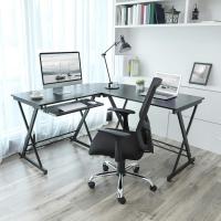 Escritorio de Esquina Forma L Mesa de Ordenador Ideal para Estudio y Juegos Ahorro de Espacio - details 8
