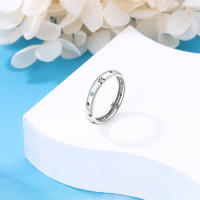 Anillo de Plata Esterlina 925 con Zirconia de Estrella de Copo de Nieve - details 60