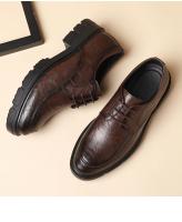 Zapatos con elevador de vestir para hombre, plataforma transpirable, informales, de negocios, de lujo, de cuero genuino, 5/8/10CM, más altos - details 18