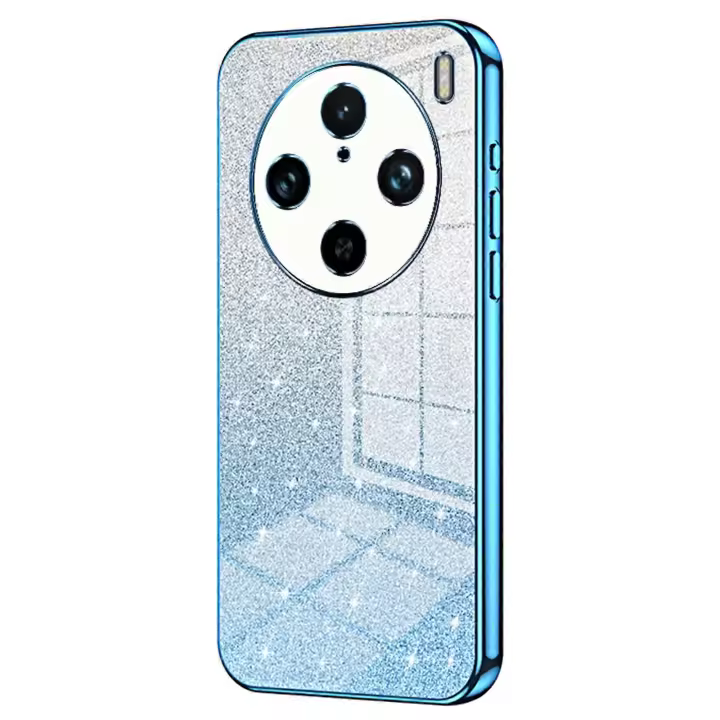 Para vivo X100 Pro 5G Funda Gradiente Brillante Pulida Orificio Fino TPU Cubierta - 1