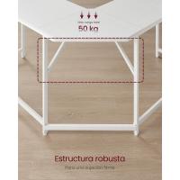 Escritorio de Esquina en Forma de L 149 x 149 x 76 cm Ahorro de Espacio Oficina en Casa Juegos - details 19