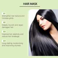 HOEGOA Nutre e Hidrata el Cabello, Cuidado Esponjoso, Mascarilla para un Cuidado del Cabello Suave y Radiante - details 6