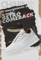 Zapatos Deportivos de Suela Gruesa para Hombres en Primavera Zapatillas Blancas de Cuero Transpirable Zapatos Casuales de Moda para el Hombre - details 0