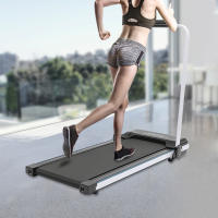 Cinta de correr eléctrica plegable 2 en 1, almohadilla para caminar debajo del escritorio, portátil para el hogar y la Oficina, 58x122x110cm/22,83x48,03x43,3 pulgadas para correr, caminar en brisk o caminar lento - details 0