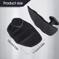1 par de empuñaduras ergonómicas para levantamiento de pesas, guantes antideslizantes en forma de panal para entrenamiento, guantes de gimnasio, empuñaduras de palma de silicona suave - details 0