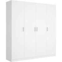 Armario Multiusos 3 Puertas - Armario Auxiliar con Escobero - Acabado Color Blanco - Medidas: Ancho: 109 cm x Fondo: 37 cm x Alto: 180 cm - details 13