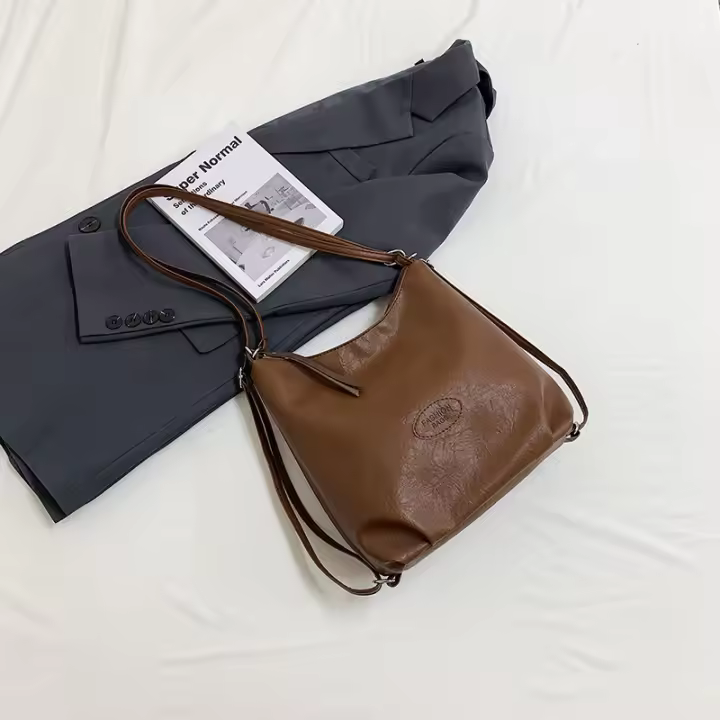 Gran capacidad, moderno, informal, mochila, retro, bolso de hombro, bolso de mujer, bolso de mano, viaje, nuevo estilo - 1