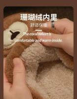 Zapatillas de Oso Rtoon para Mujer Calidez de Invierno, Piel Sintética, Diseño de Animal Lindo, Plataforma de Alta Comodidad para Uso Doméstico - details 5