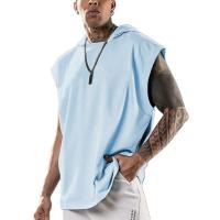Camiseta de Gimnasio para Hombre Estilo Americano Libre con Capucha de Hip-Hop - details 0