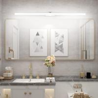 Lámpara LED de 32W Lámpara de espejo Aplique Blanco Frio 6000K Luz natural para Espejo Muebles de Maquillaje Aparato Montado en la Pared, Negro, 120CM - details 17