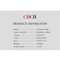 CH Classic Shopping Travel Underarm Bag Bolso de mujer PVC 2024 Diseñador de marca de moda Cubo de gran capacidad Nicho Mochila de lujo de alta gama - details 0
