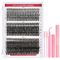 Kit de extensión de pestañas, Kit de extensión de pestañas individuales, rizo en grupo D con pegamento y herramientas para principiantes - details 7