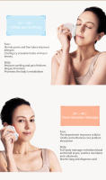 Tendencias de belleza facial Mini masajeador Facial eléctrico Gua Sha masajeador de raspado galvánico máquina de Estiramiento Facial dispositivo de belleza frío caliente - details 2