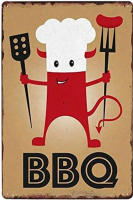 Letrero de estaño para decoración de Patio, cartel de Metal para parrilla, cafetería, Bar, Pub, cerveza, Club, pared, decoración del hogar - details 2